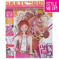 2015 Style Me Up! RIDING IN STYLE Детски скицник с шаблони 67336